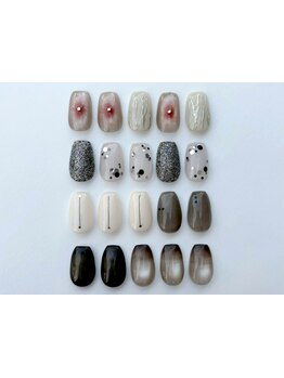 ショートネイルデザインが豊富