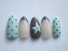 インタークロス(intercross)/ドットフレンチリボン¥7800