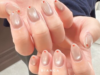 ビアンカ 府中店(Bianca)/マグネット×ハートネイル