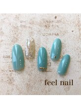 フィールネイル 天神橋店(feel nail)/ボーダー/ツイード/ニュアンス