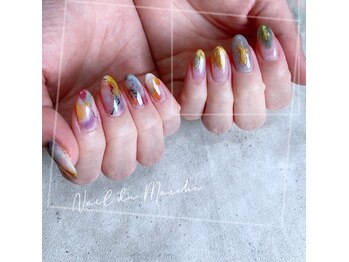 ネイルドゥマルシェ(Nail du Marche)/彩りカラフルネイル♪