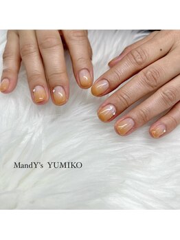 マンディーズ(MandY's)/ベージュ/グラデーション