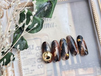 ネイルサロン&スクール ジーナ(GINA)/天然石風ネイル