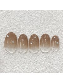 ラメカラーグラデ　¥7700