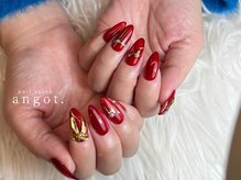 アンガット(angot.)/X'masプレゼントネイル
