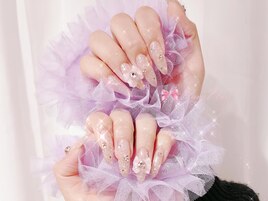 キラキラ/定額ネイル/大人可愛い