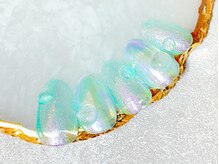 ルアナ(Luana.)/キラキラクリア水滴ネイル