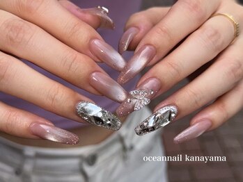 オーシャンネイル 金山店(Ocean Nail)/＃ワンホン×バタフライネイル
