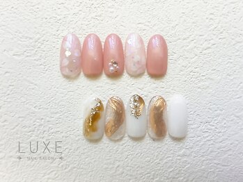 リュクス 流山おおたかの森店(Luxe)の写真/【トレンド定額デザイン8400円】フォトギャラリーに全デザイン掲載♪全行程手作業の丁寧な施術が人気の秘訣