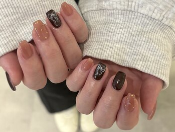 サンジュウヨン(34)/リボンネイル パラジェル