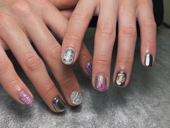 オムネイル 渋谷(HOMME NAIL)/持ち込みデザイン ¥9.000