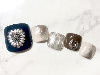 スタッズパーツ×ミラーアート