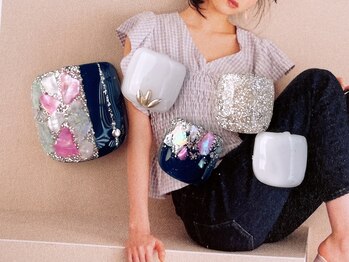 ネイルサロンフォーユー(for u)/シェルフットネイル♪￥7000