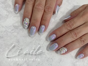 リエル(liaile)/オーロラフレンチネイル