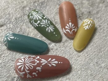 ネイリックス アヴェニール(NAILX avenir)/くすみ透けカラー
