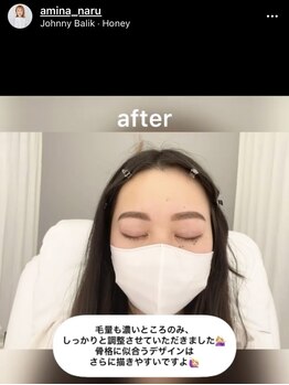 アミーナ 守山(Amina.)/毛量、毛流れも調整します