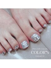 カラーズ ネイル アンド アイ(COLOR'S NAIL&EYE)/フット持ち込みデザイン