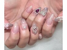 ネイルアンドアイラッシュスタジオ シュシュ(chouchou)/春夏秋冬ワンカラーパーツアート