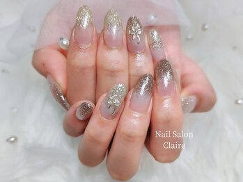 ラメグラデーションネイル