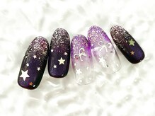 ルル ソレイユ(LouLou Soleil)/夜空ネイル