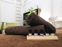 お好みのアロマの香りでリラックスした時間を♪