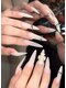 アタラクシア(Ataraxia)の写真/長さ出しで理想のデザインを叶えられる☆ネイルの可愛さはもちろん、指が長く美しく見えるのが魅力!