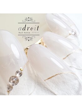 アドルワ(adroit)/【シンプルネイル】￥4950