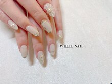 ホワイトネイル 武蔵小杉店(WHITE NAIL)/持ち込み/フラワー