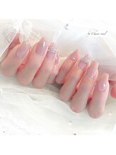 チャコネイル(chaco-nail)/ピンクツイードネイル♪