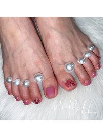 ラメ2色ワンカラー