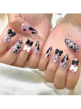 ミオ(mio)/地雷チェックネイル