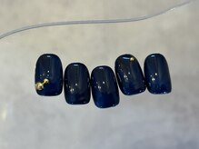 ラクネイル 浦和店(raku nail)/ワンカラー×スタッズネイル
