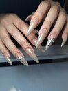 シンプルロングネイル