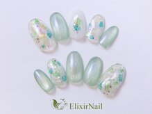 エリクサーネイル 神田(Elixir Nail)/シンプル / クーポン使用