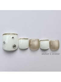 ラインフレンチネイル