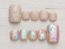 ノーネイル アゲオ イオンモール上尾(NO NAIL AGEO)/オーロラ（アシメ）　￥4990