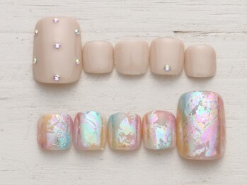 ノーネイル アゲオ イオンモール上尾(NO NAIL AGEO)/オーロラ（アシメ）　￥4990