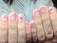 ラウト デコレーションアンドネイルサロン(Lauto Decoration&Nail Salon)/ラメグラ桜ネイル