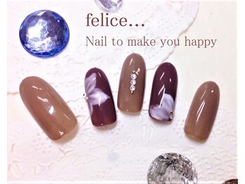 ネイルサロン フェリーチェ(felice)/【定額ネイル】7480円