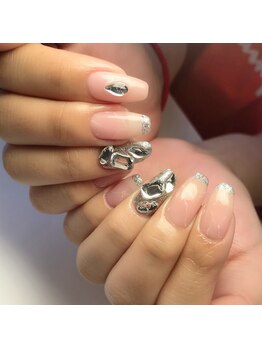 キャプラスネイル プリマ/ナチュラルにキラキラ