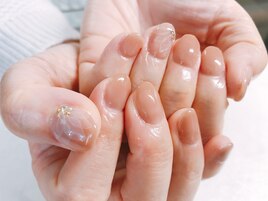 水彩画ネイル