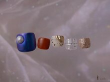 アイネイルズ 横浜WEST店(I-nails)/ニュアンス秋フット¥9480