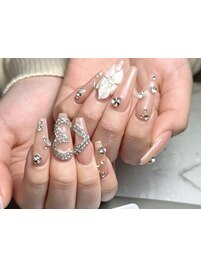 ハート/バレンタイン/冬ネイル