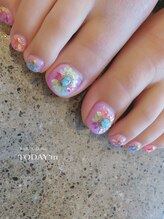 トゥデイム(TODAY'm)/エスニックフットネイル