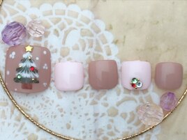 クリスマスネイル(フット)