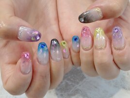 ＃カラフルネイル＃ラメネイル