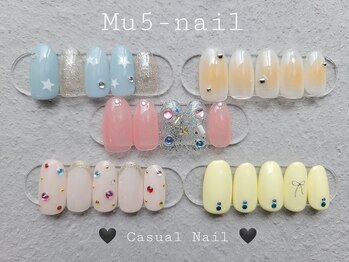 エムユーファイブネイル(MU5-nail)/【ジェル】定額シンプルコース