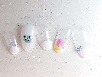 ネイルプラータ(Nail Plata)/かえるネイル【7980】