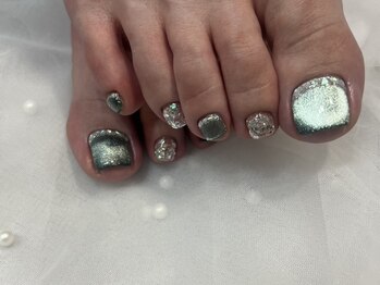 ネイルサロン ル リアン(Nailsalon Le lien)の写真/《フットネイルの季節到来☆》ウォーターケア・フットトリートメント付きデザインコースがイチオシ!!