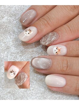 ネイルチックコウベ 銀天街店(Nail Chick kobe)/【TOYBOX.nail】うちの子ネイル